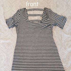 NWT striped fitted dress